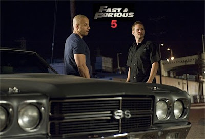 Fast and Furious 5 with Vin Diesel and Paul Walker