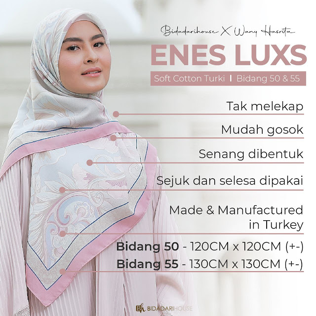 Tudung Cotton Turki By Wany Hasrita Koleksi Raya 2022