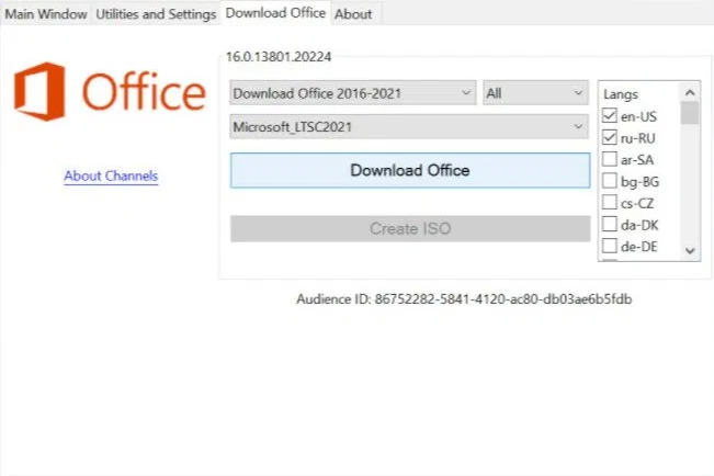 Office 2013-2021 C2R Install/Install Lite 7.4.0