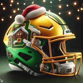 Baylor Bears Christmas Helmets