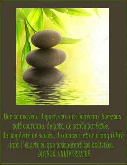 Carte Anniversaire Zen Texte Message Et Poeme D Anniversaire