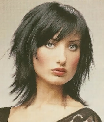 haircuts for girls with medium hair. bangs hairstyles. Fringe