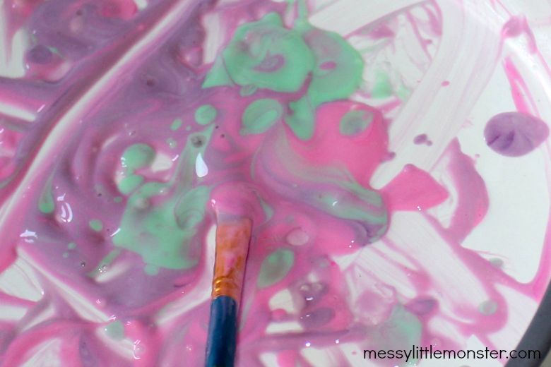 edible paint recipe - sensory play recipes for kids