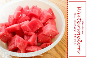 Cutting Watermelon the Easy Way