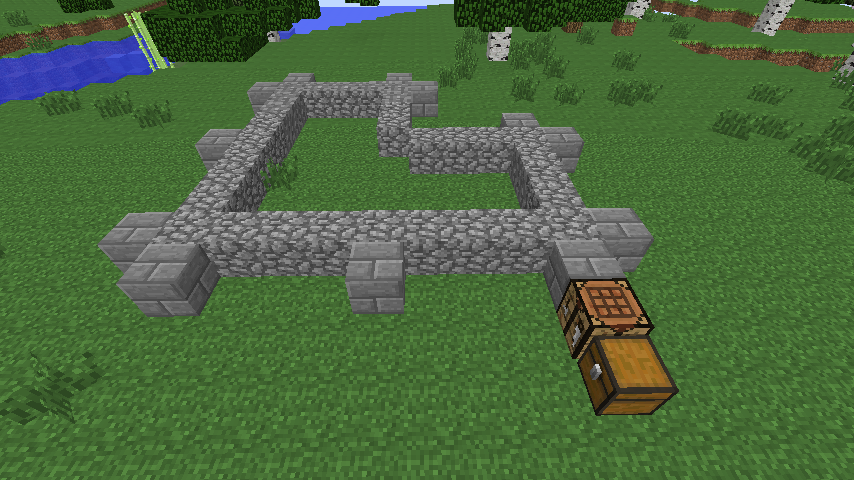Youssarian's Minecraft Blog: Small Stone House with Depth