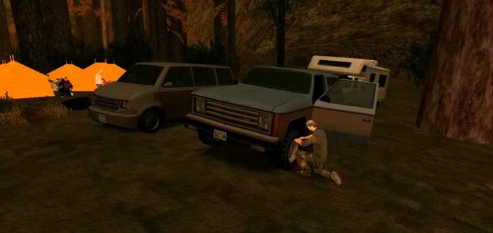 camping gta sa