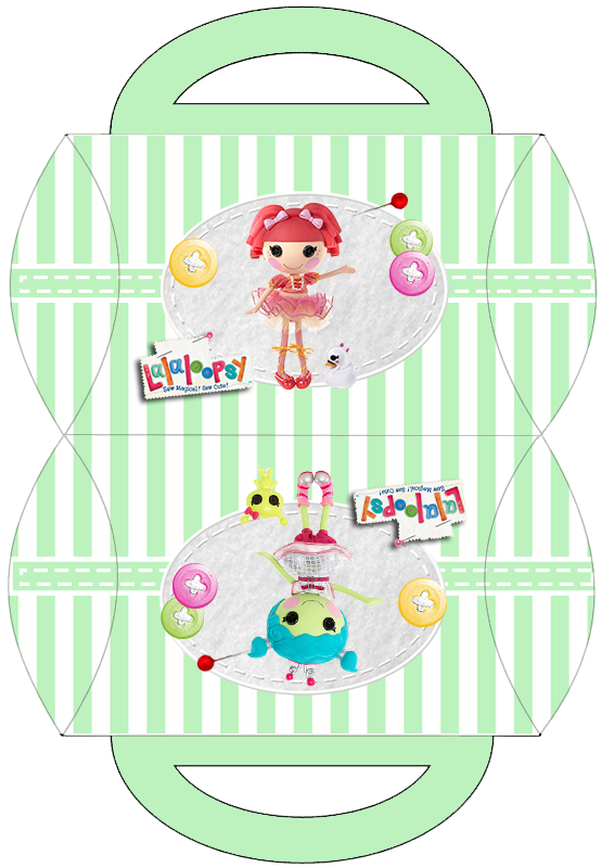 Lalaloopsy, Free Printable Pillow Box,