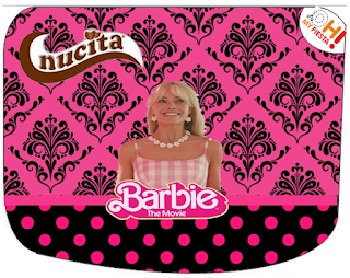 Película de Barbie: Etiquetas para Candy Bar para Imprimir Gratis.
