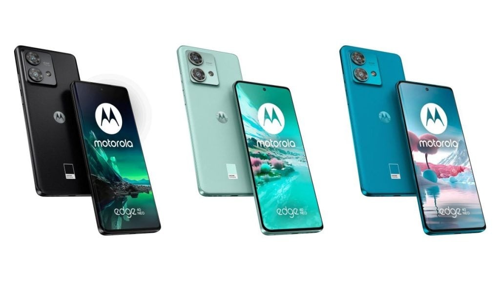 Motorola Edge 40 Neo colours.