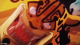 ワンピース アニメ 1110話 ロブルッチ ネコネコの実 レオバルト 豹 覚醒フォルム ONE PIECE Episode 1110