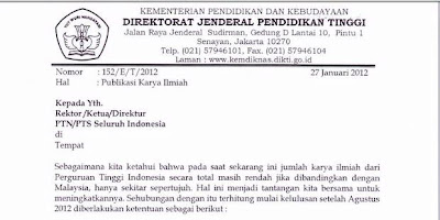 Download Surat Edaran Dikti Syarat Lulus S1 S2 S3