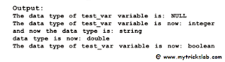 Source Code Output
