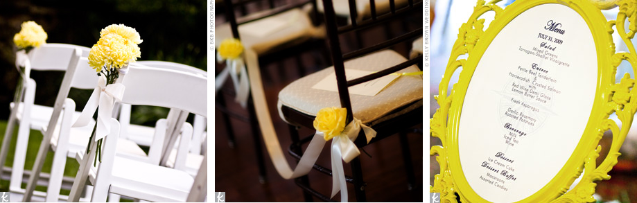 The aisle decorations To avoid taking away from the beauty of the church 