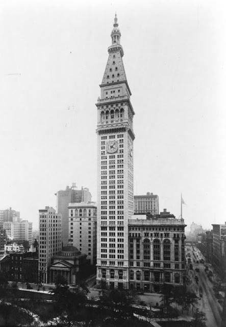 Rascacielos Metropolitan Life Insurance Company Tower en 1911