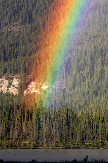 Rainbow is an optical and meteorological phenomenon in the form of a multicolored light parallel to each other in the sky or other medium
