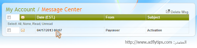 Payoneer Prepaid MasterCard Card activation