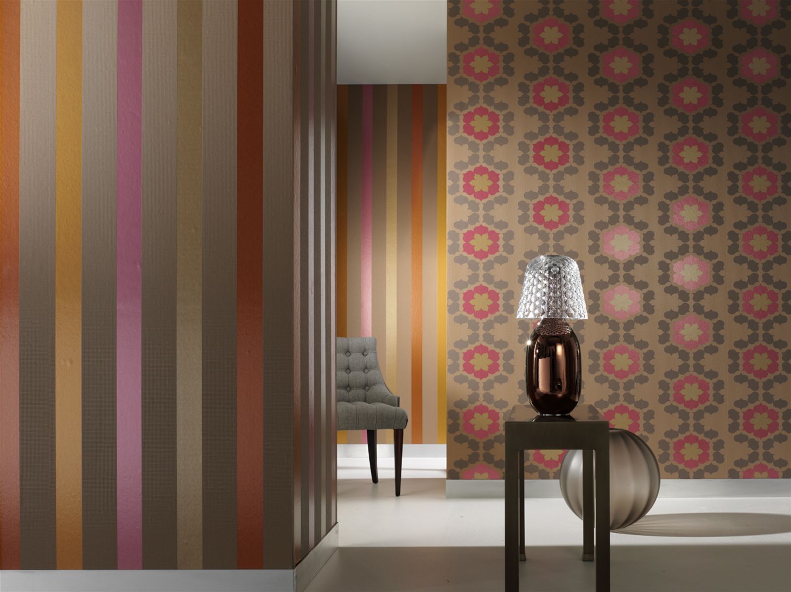 tips mendesain interior dengan wallpaper dinging