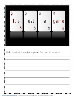 It's in the Cards Writing Prompt Free PDF Download
