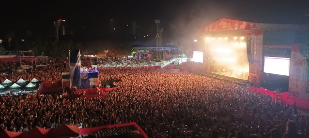 Imagen del concierto de alaska en  el low Festival 2022 en Benidorm