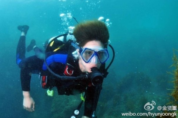 Kim Hyun Joong Under the Sea on His Birthday » KPOP News