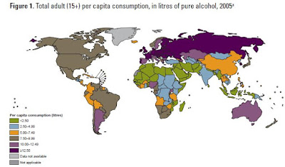 Konsumsi Alkohol Dunia