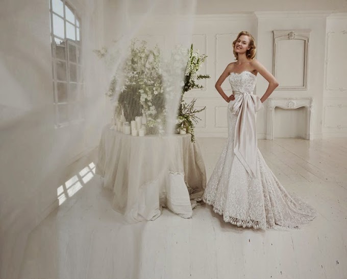 Moda. Dettagli glamour e pizzi pregiati: gli abiti da sposa della collezione For You 2015 by Aimée