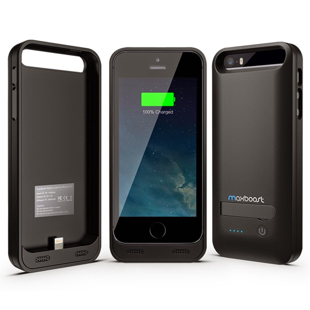 Maxboost Atomic S External Protective iPhone 5S Battery Case