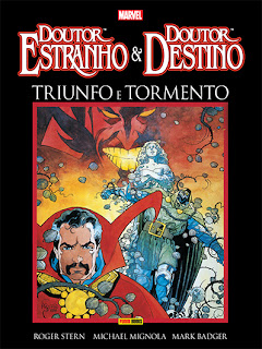 Doutor Estranho & Doutor Destino: Triunfo e Tormento de Roger Stern, Mike Mignola e Mark Badger [Panini, 2013]