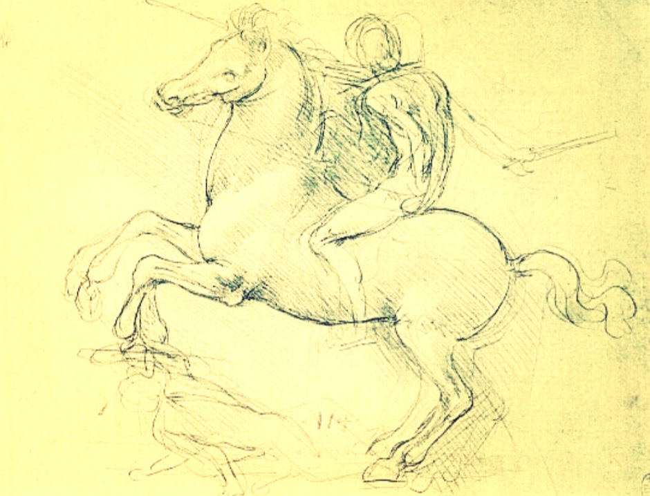 Leonardo da Vinci, "El caballo Sforza"