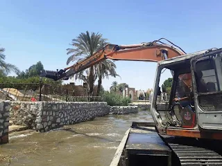 محافظ سوهاج يتابع ملف إزالة التعديات على النيل والمجاري المائية وأملاك الري