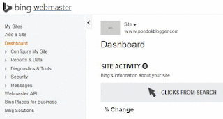 Cara Mendaftarkan BLOG ke BING WEBMASTER TOOL