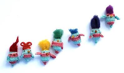 Bluebirds of Crappiness Knit Birds