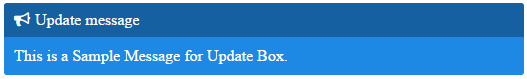 update message box