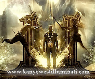 power kanye west illuminati swords horus chain