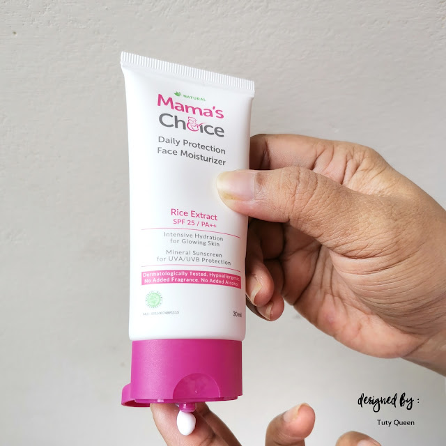 Tekstur Mama's Choice Daily Protection Face Moisturizer