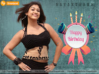 birthday wishes massage for indian sexy actress nayanthara [navel]