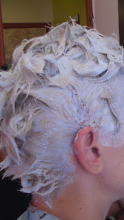 bleaching hair