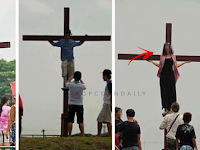 These people gets BASHED by netizens after POSING like this on a Cross!