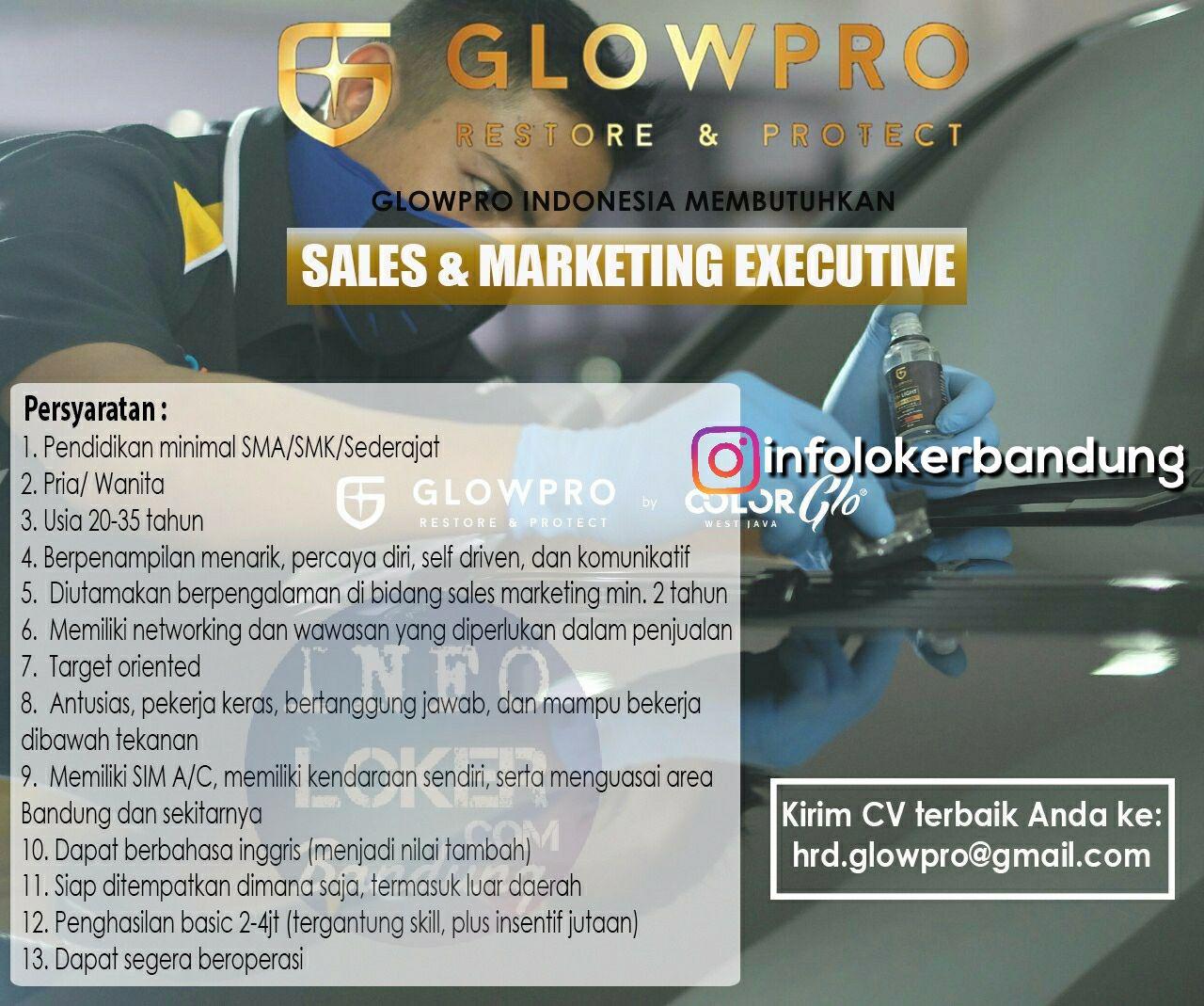 Lowongan Kerja Glow Pro Indonesia Bandung November 2017