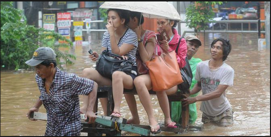 Meme Lucu Banjir Jakarta