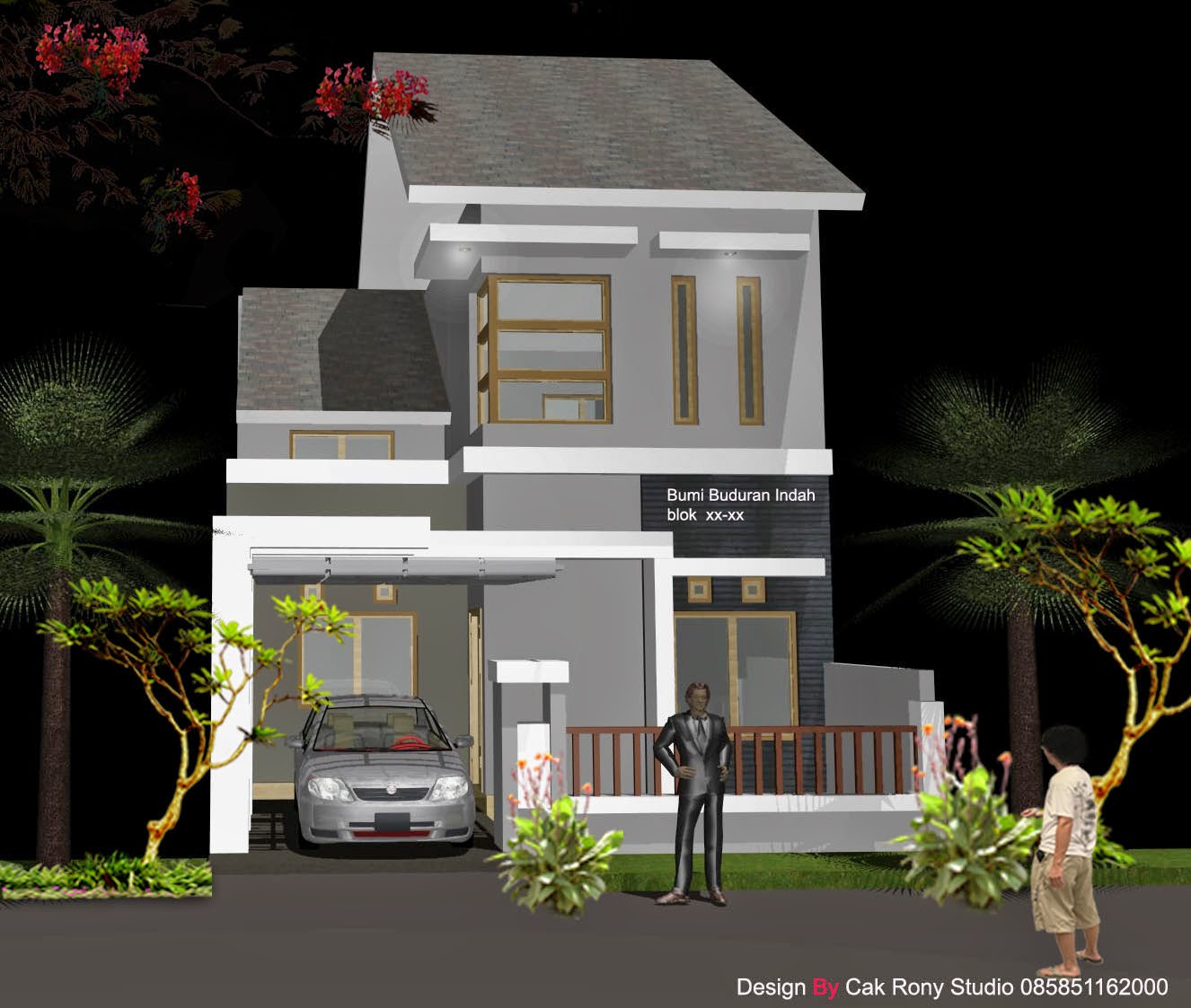 110 Gambar Rumah Minimalis 2 Lantai Type 45 Gambar Desain Rumah