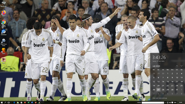 Real Madrid C.F. Theme For Windows 7/8/8.1 and 10