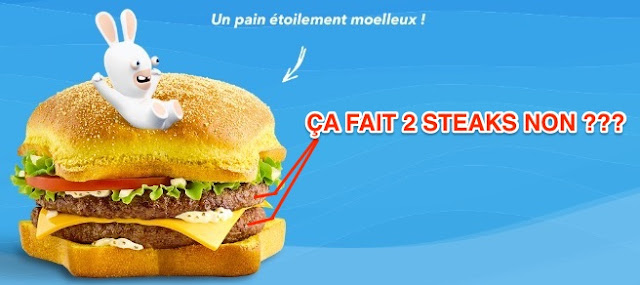 Quick - Lapins Crétins - Quick Lapins Crétins - Burger Crétin - Ubisoft - Hamburger - Fastfood 