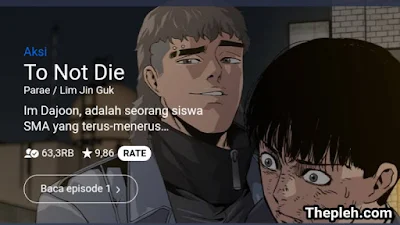 To Not Die Webtoon