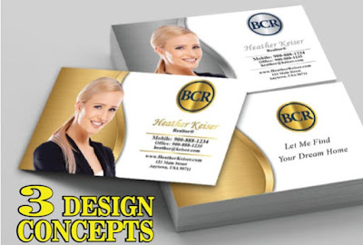 design real estate business card