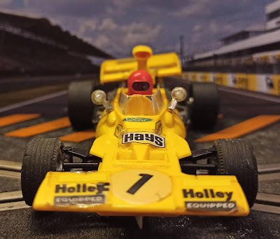 Tyrrel Ford F1 Exin "amarillo" Scalextric