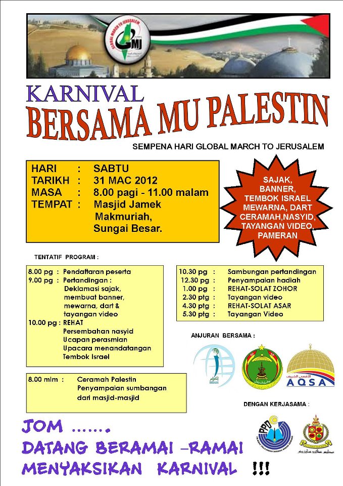 Motivasi Remaja Kertas Kerja Karnival Bersamamu Palestin