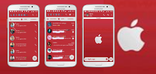 Red Apple Theme For YOWhatsApp & Fouad WhatsApp