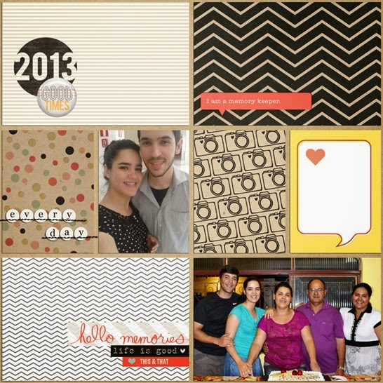 Project Life 2013 - Página Final diminuída