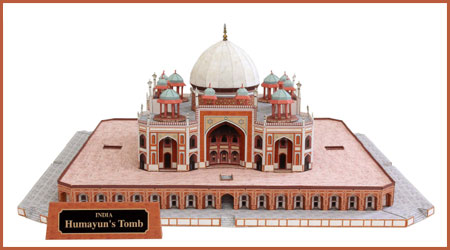 Tomb of Humayun Papercraft